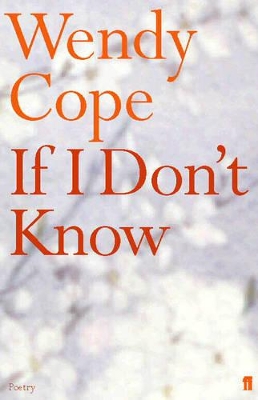 Book cover for If I Don't Know