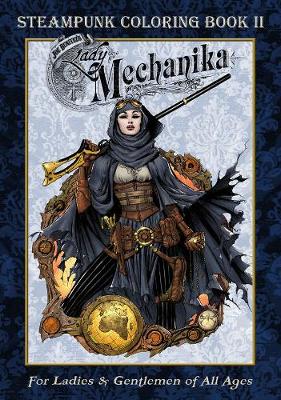 Book cover for Lady Mechanika Steampunk Coloring Book Vol 2