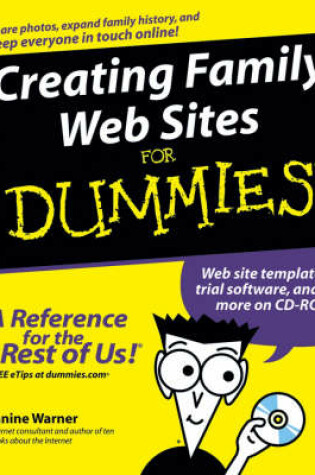 Cover of Creating Family Web Sites For Dummies