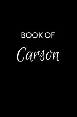 Cover of Book of Carson