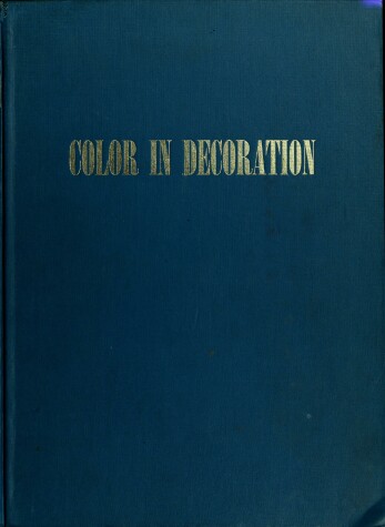 Book cover for Colour in Decoration