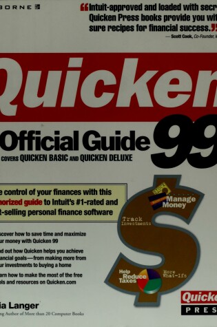Cover of Quicken 99: the Official Guide