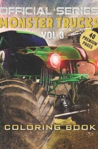 Cover of Monster Trucks Coloring Book Vol3