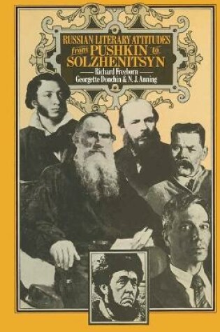 Cover of Russian Literary Attitudes from Pushkin to Solzhenitsyn