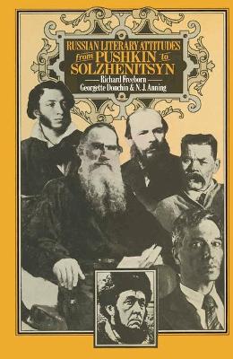 Book cover for Russian Literary Attitudes from Pushkin to Solzhenitsyn