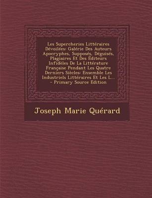 Book cover for Les Supercheries Litteraires Devoilees