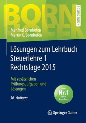 Cover of Losungen Zum Lehrbuch Steuerlehre 1 Rechtslage 2015