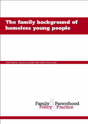 Cover of The Family Background of Homeless Young People
