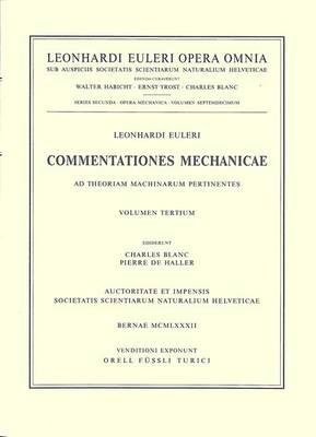 Book cover for Commentationes astronomicae ad theoriam motuum planetarum et cometarum pertinentes