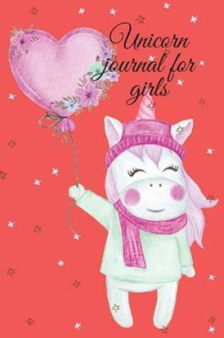 Cover of Unicorn journal for girls