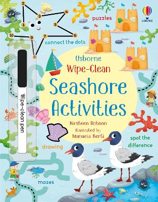 Book cover for Wipe-Clean Seashore Activities