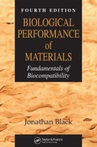 Cover of Biological Performance of Materials