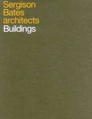 Book cover for Sergison Bates architects: Buildings