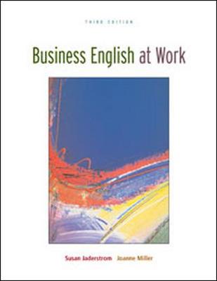 Book cover for Business English At Work Student Text/Premium OLC Content Package