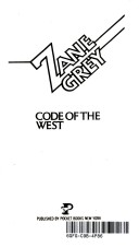 Book cover for Code of West