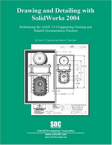 Book cover for Drawing and Detailing with SolidWorks 2004