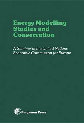 Book cover for Energy Modelling Studies and Conservation