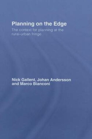 Cover of Planning on the Edge