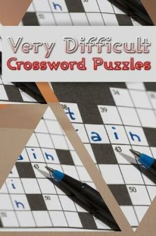 Cover of Very Difficult Crossword Puzzles