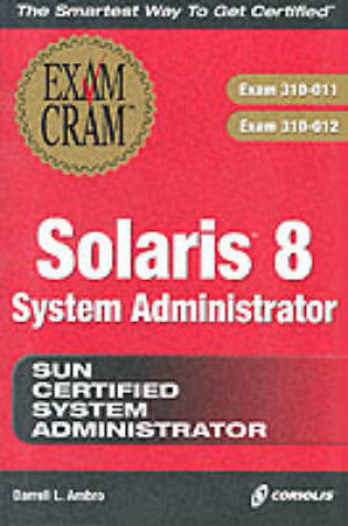 Cover of Sun Solaris 8 Exam Cram
