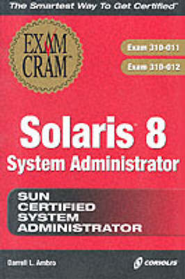 Book cover for Sun Solaris 8 Exam Cram