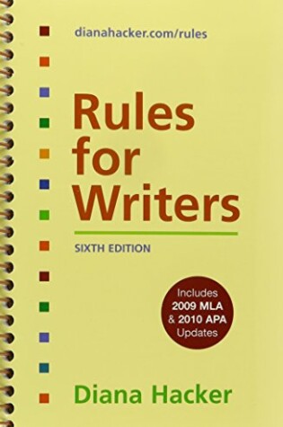Cover of Arlington Reader 2e & Rules for Writers with Tabs 6e with 2009 MLA and 2010 APA Updates