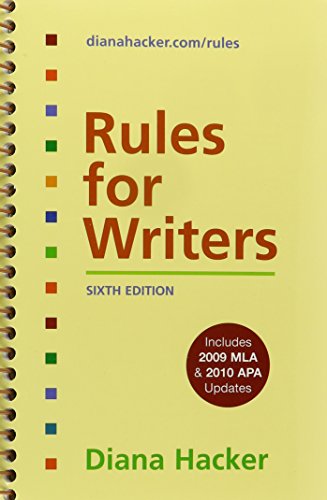Book cover for Arlington Reader 2e & Rules for Writers with Tabs 6e with 2009 MLA and 2010 APA Updates