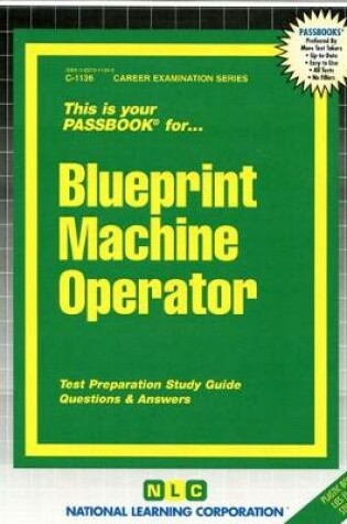 Cover of Blueprint Machine Operator