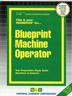 Book cover for Blueprint Machine Operator