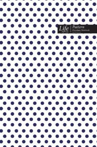 Cover of Dots Pattern Composition Notebook, Dotted Lines, Wide Ruled Medium Size 6 x 9 Inch (A5), 144 Sheets Blue Cover