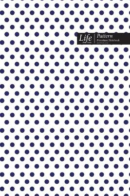 Book cover for Dots Pattern Composition Notebook, Dotted Lines, Wide Ruled Medium Size 6 x 9 Inch (A5), 144 Sheets Blue Cover