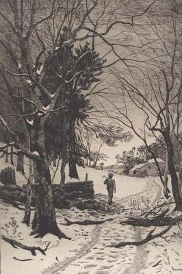 Cover of Vintage Lonely Winter Scene Journal