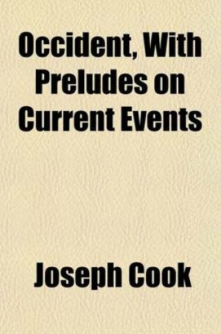 Cover of Occident, with Preludes on Current Events