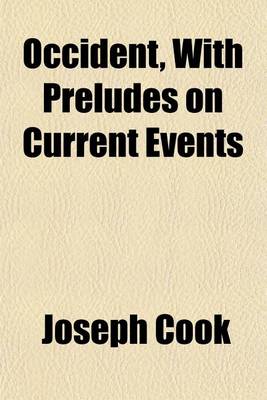 Book cover for Occident, with Preludes on Current Events