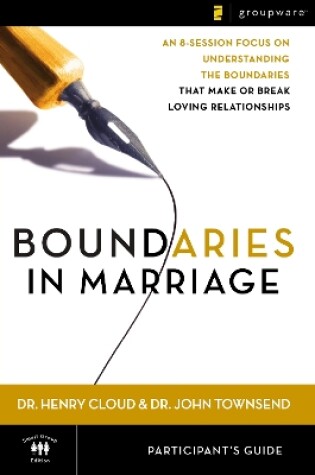 Cover of Boundaries in Marriage Participant's Guide