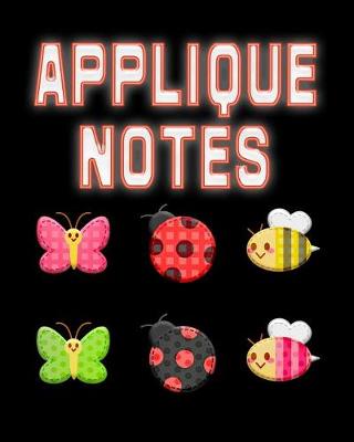 Book cover for Applique Notes