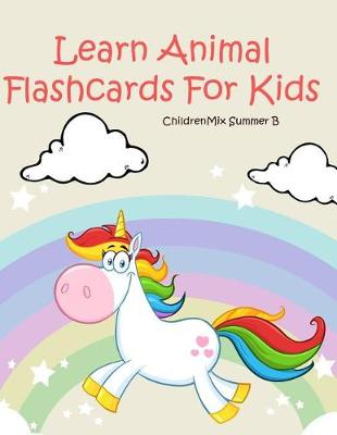 Book cover for Learn Animal Flashcards For Kids
