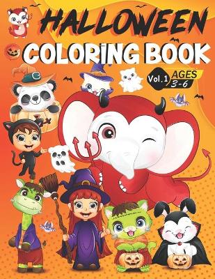 Cover of Halloween Coloring Book