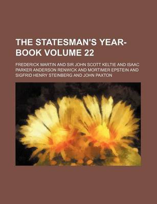 Book cover for The Statesman's Year-Book Volume 22