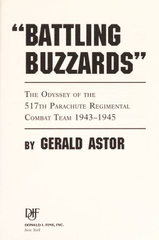 Cover of "Battling Buzzards