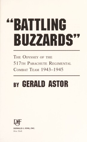 Book cover for "Battling Buzzards