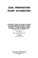 Cover of Coal Preparation Plant Automation