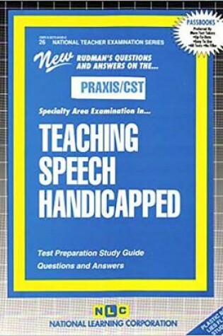 Cover of TEACHING SPEECH HANDICAPPED