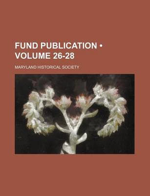 Book cover for Fund Publication (Volume 26-28)