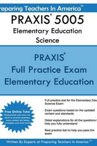 Cover of Praxis 5005 Elementary Education Science