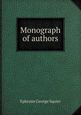 Book cover for Monograph of Authors