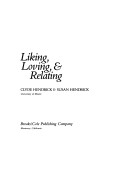 Book cover for Liking, Loving and Relating