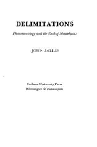 Cover of Delimitations