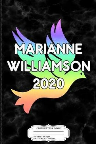 Cover of Marianne Williamson 2020 Rainbow Composition Notebook