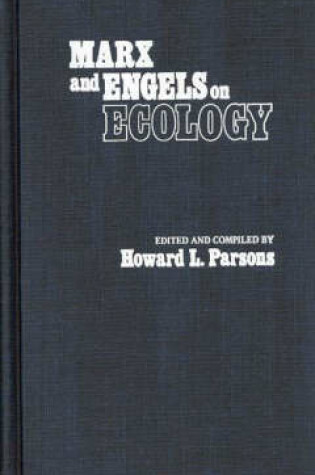 Cover of Marx and Engels on Ecology